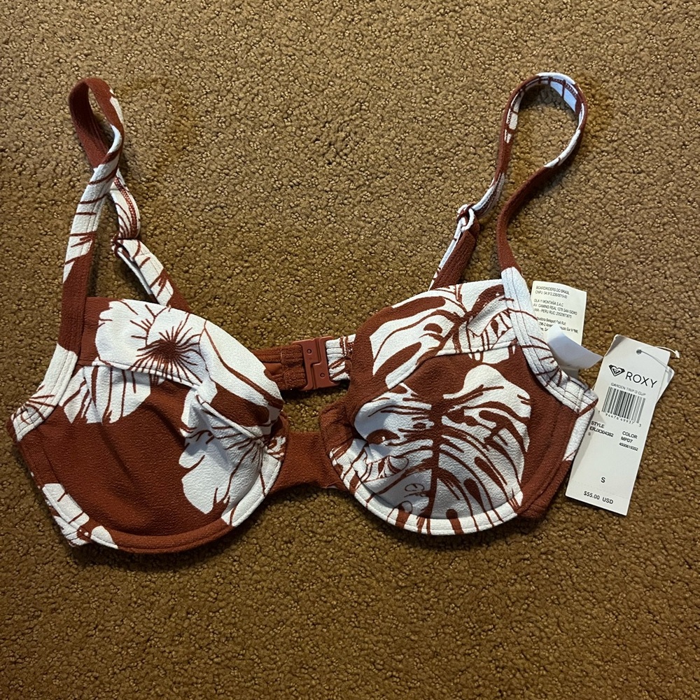 Womens Roxy Swim Suit Top NWT
